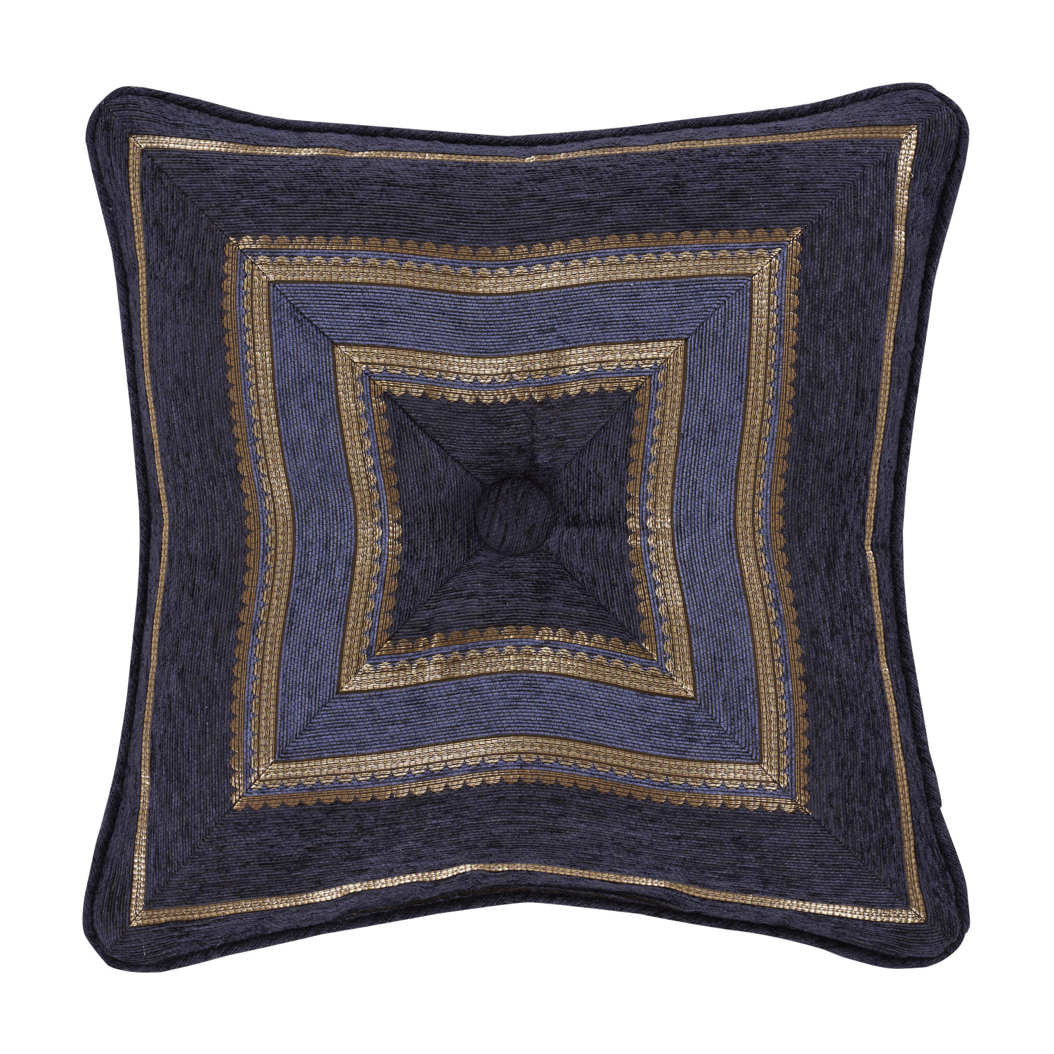 Indigo 18inch Square Decorative Throw Pillow