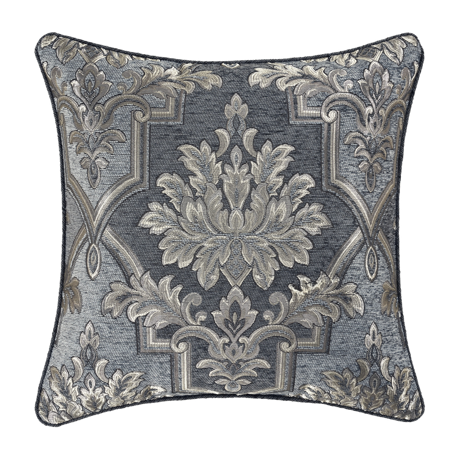 Powder Blue 20inch Square Decorative Throw Pillow
