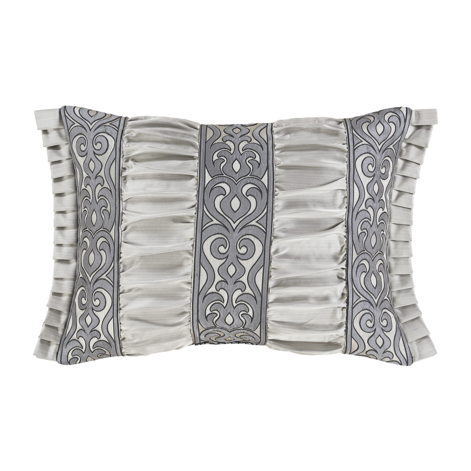 Pewter Boudoir Decorative Throw Pillow