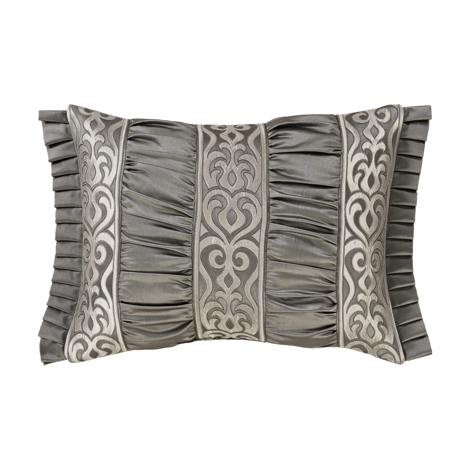 Silver Boudoir Decorative Throw Pillow