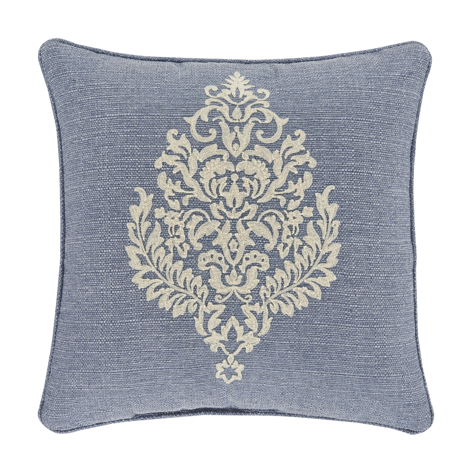 Blue 20inch Square Decorative Throw Pillow