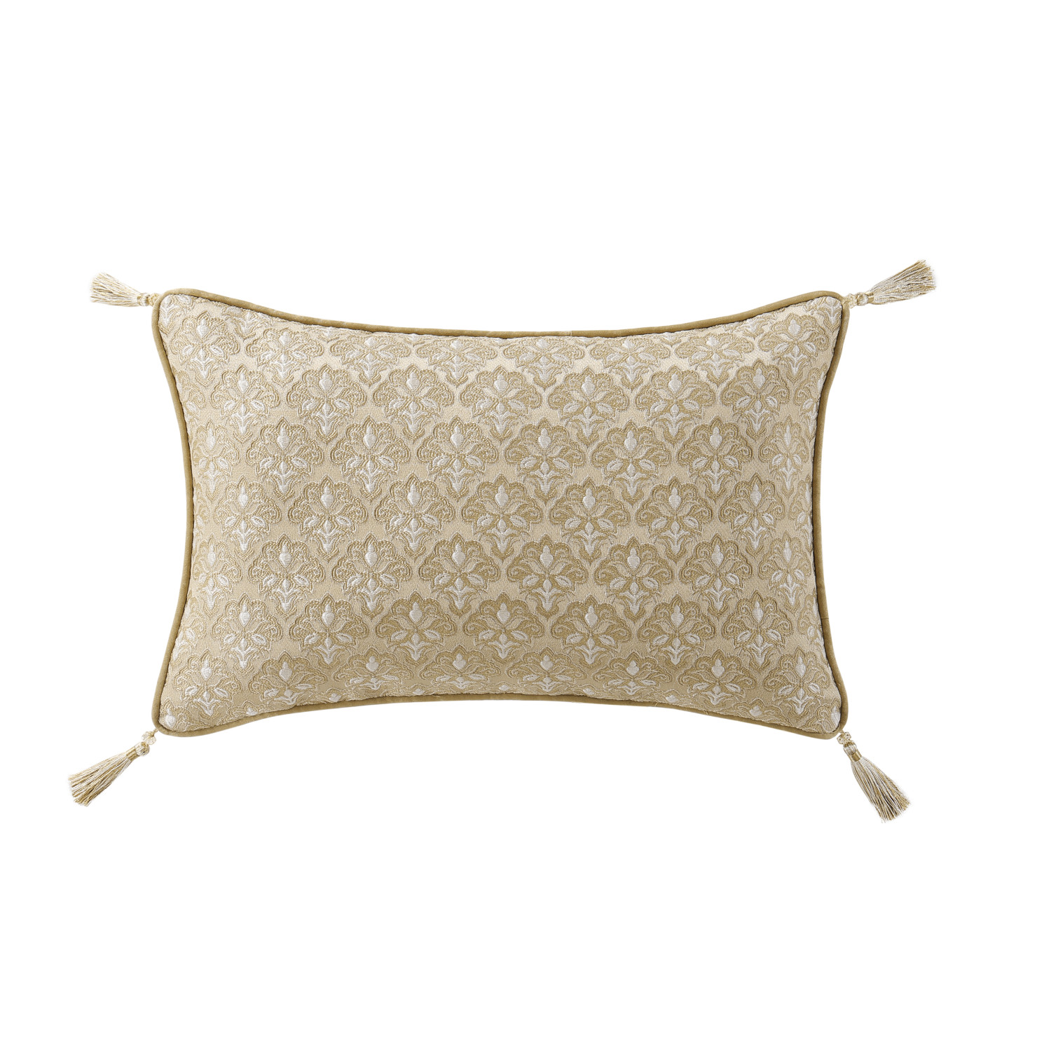 Gold Boudoir Decorative Throw Pillow