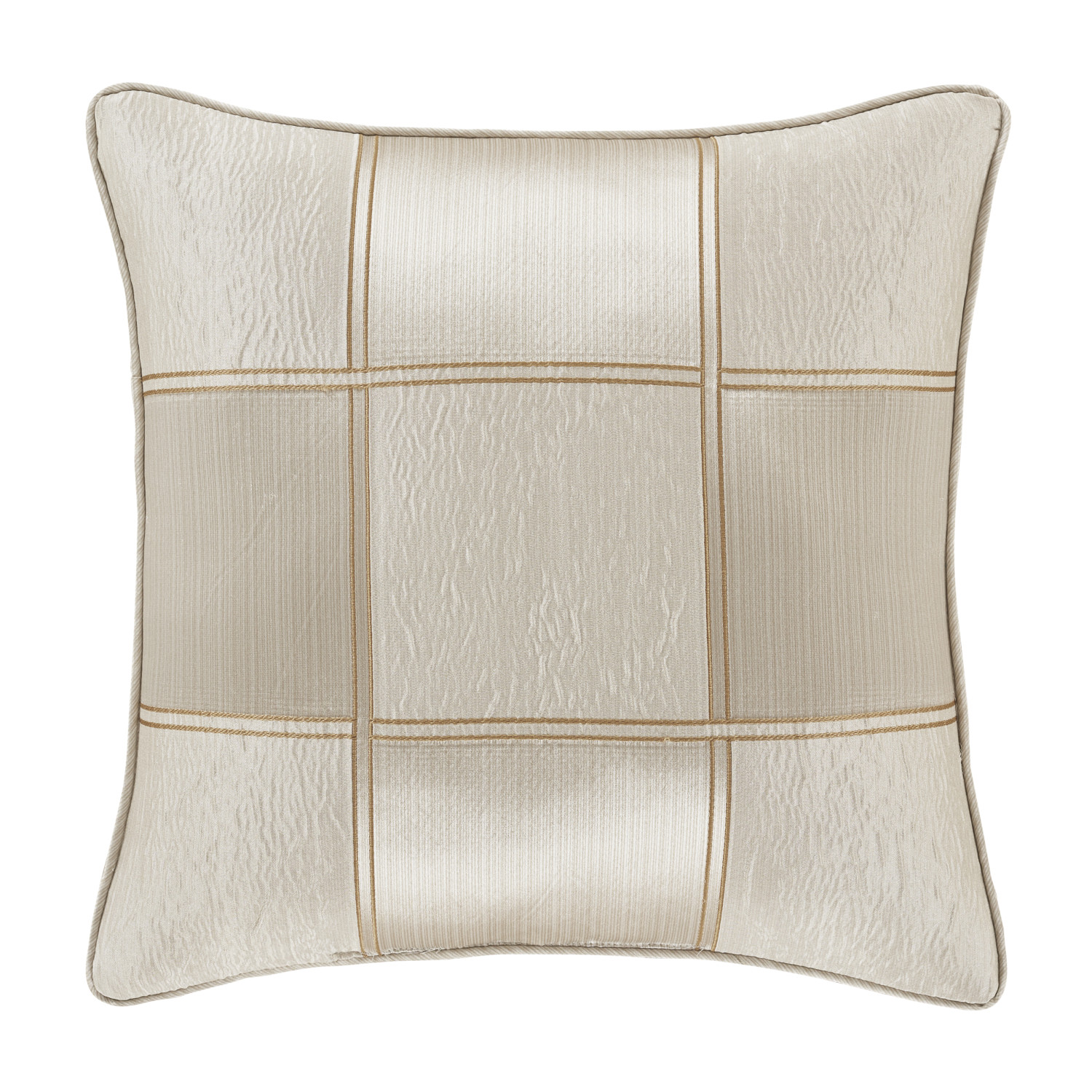 Ivory 20inch Square Decorative Throw Pillow