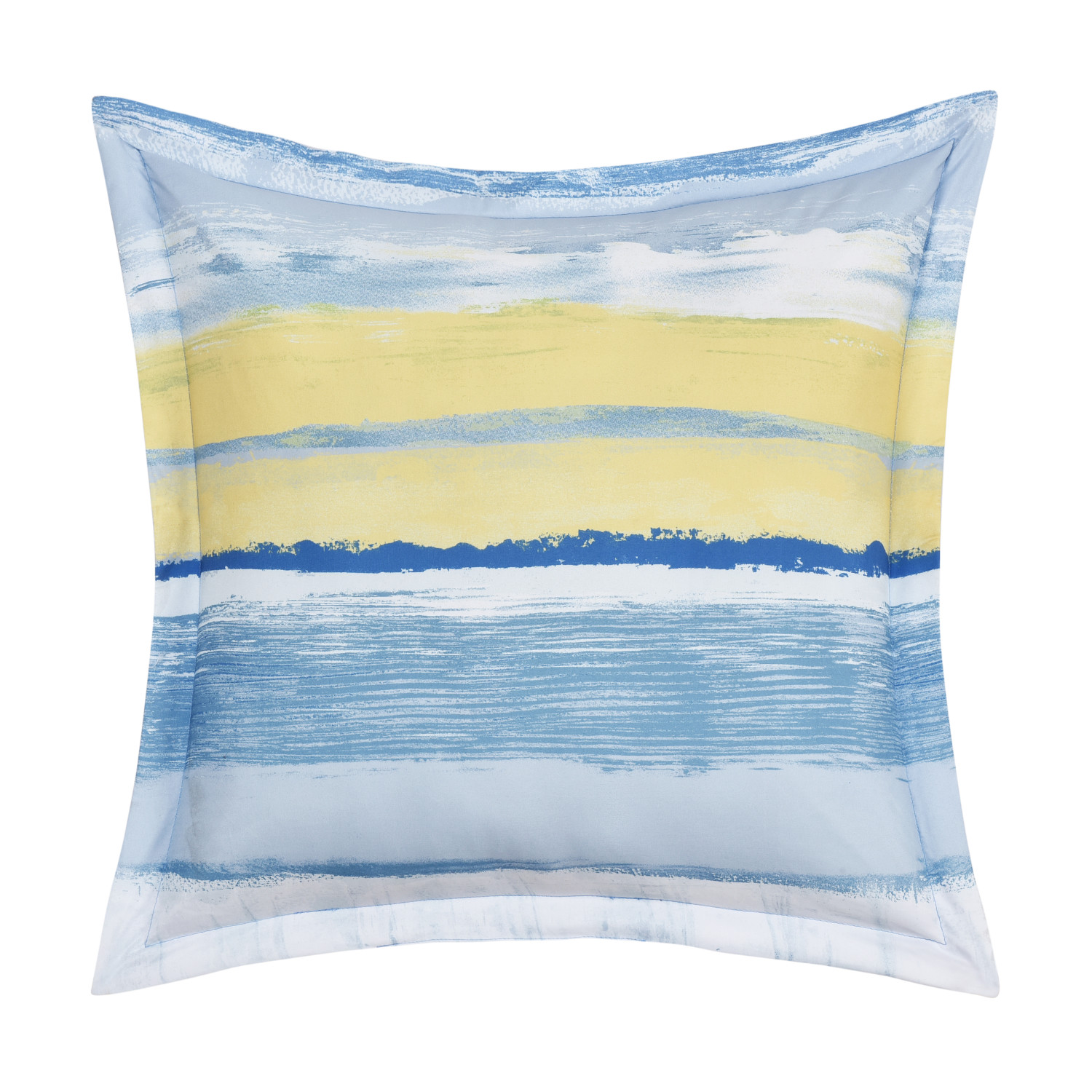 Blue 18inch Square Decorative Throw Pillow