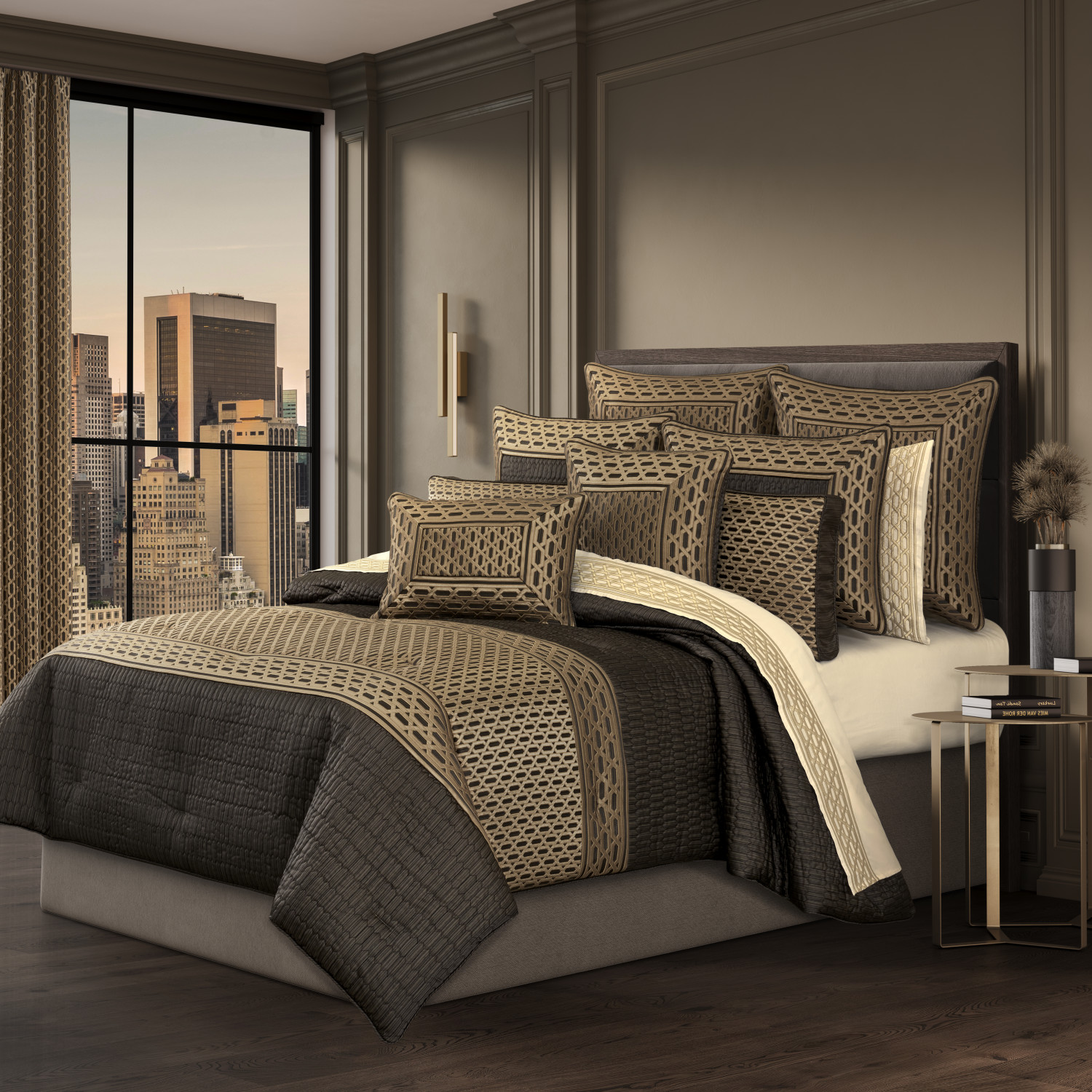 Bronze Full/Queen 3Pc. Comforter Set