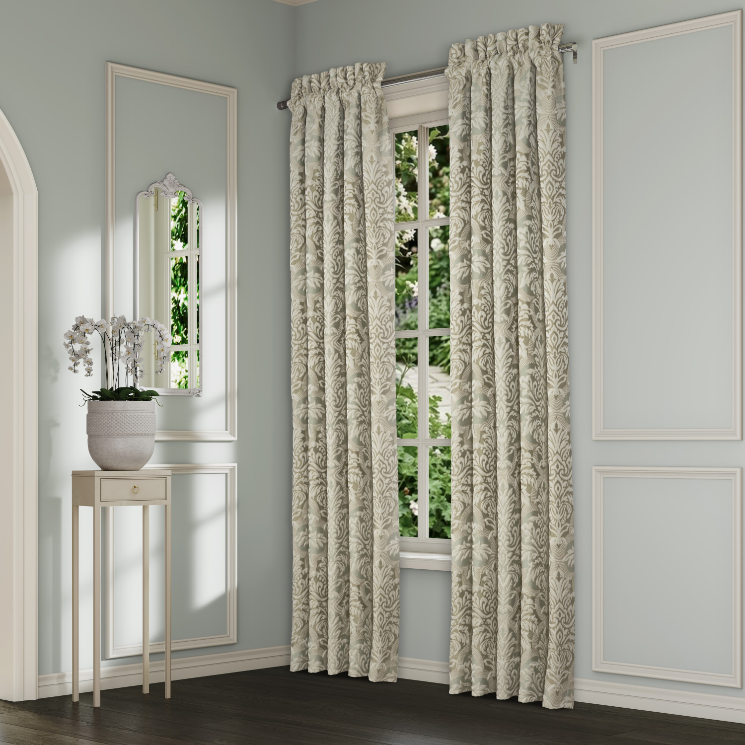 Aqua 84inch Window Panel Pair