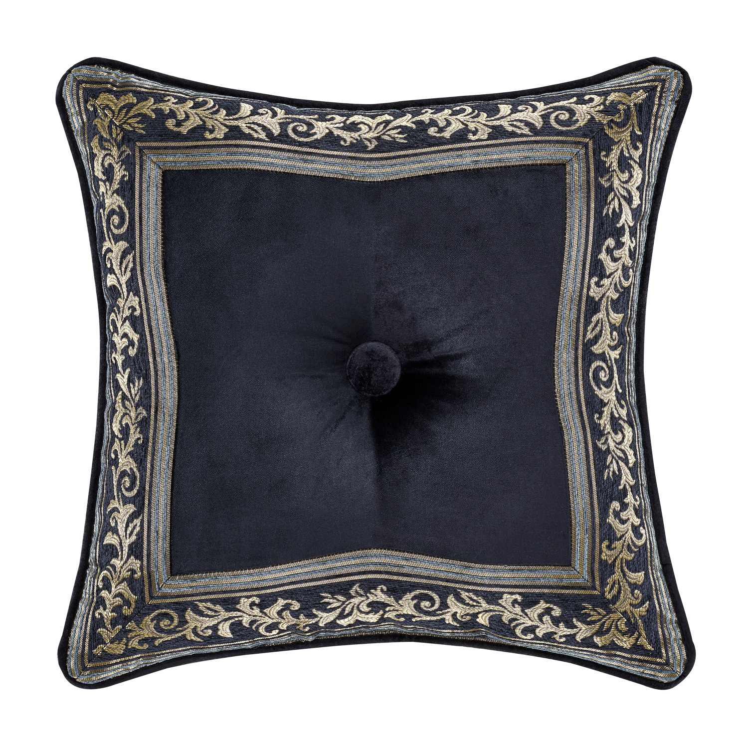 Indigo 18inch Square Decorative Throw Pillow