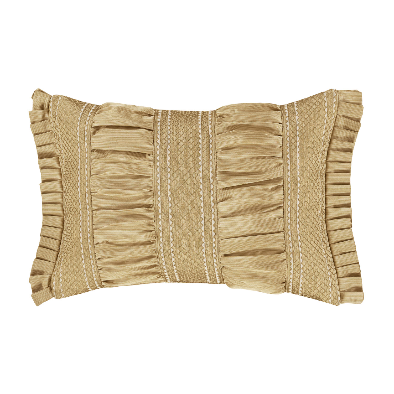 Gold Boudoir Decorative Throw Pillow