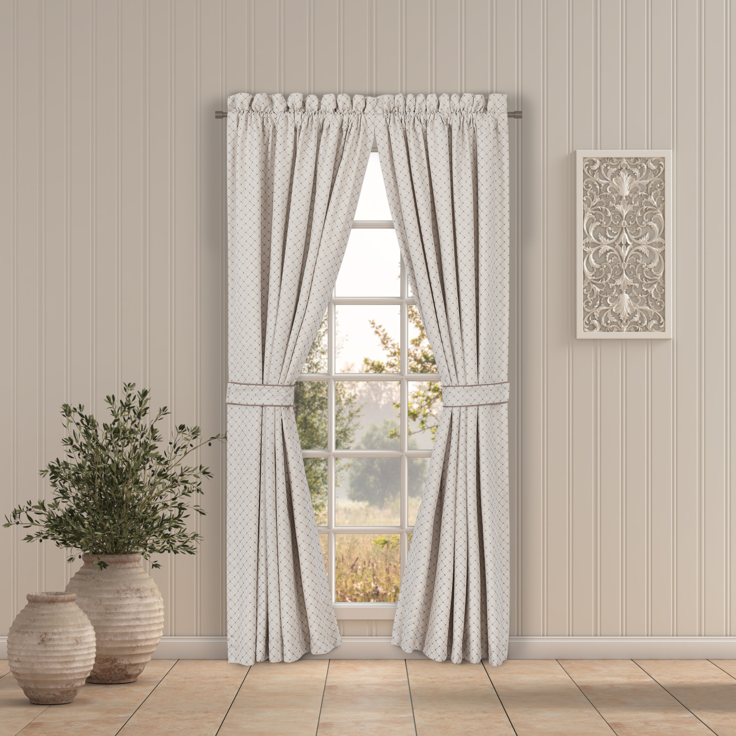 Linen 84inch Window Panel Pair