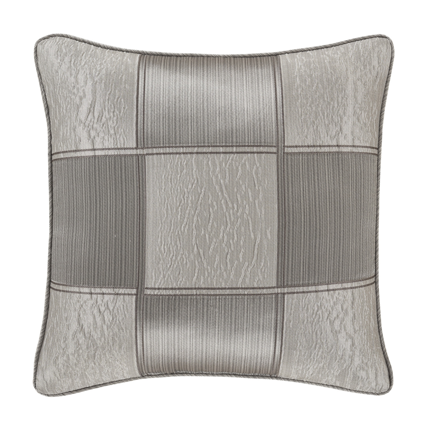 Charcoal 20inch Square Decorative Throw Pillow