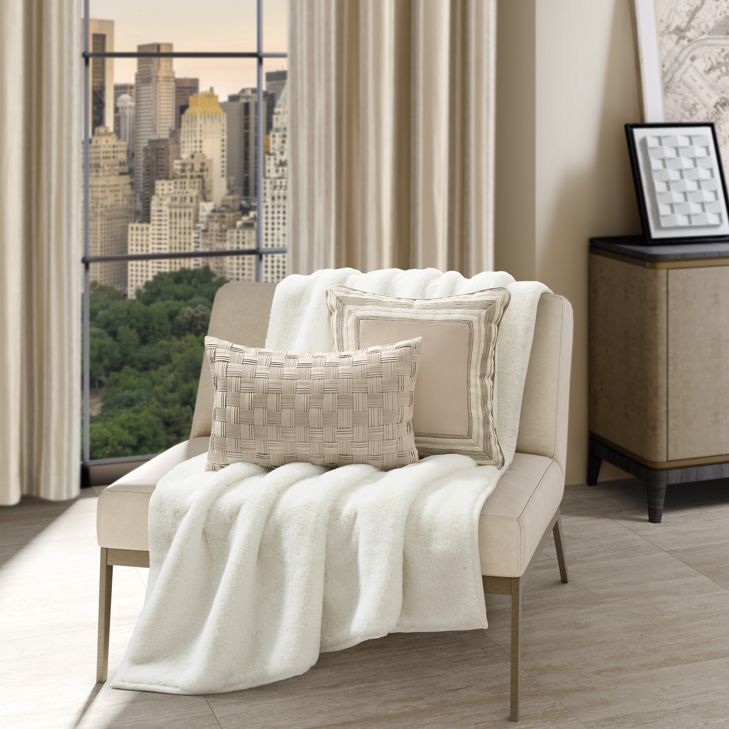 Almond 13 X 21inch Boudoir Decorative Throw Pillow