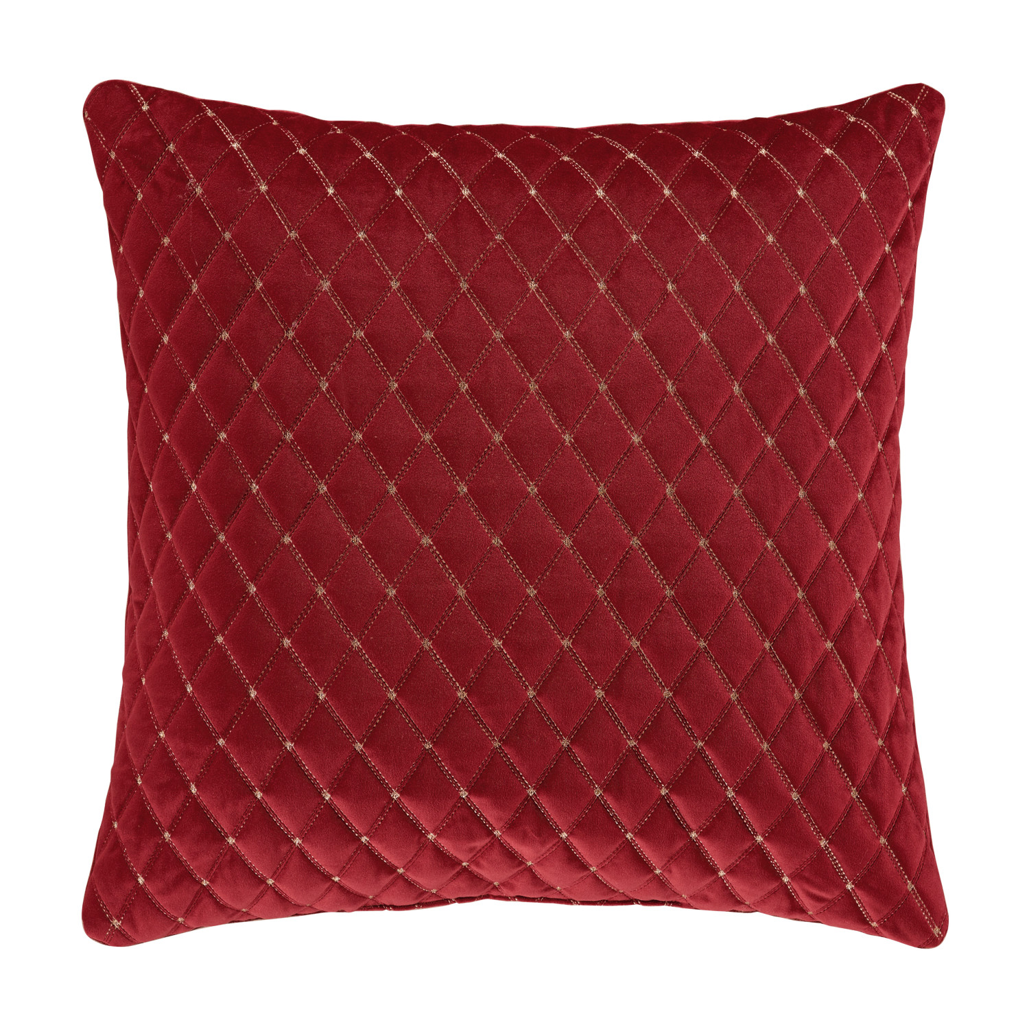 Crimson 20inch Square Decorative Throw Pillow