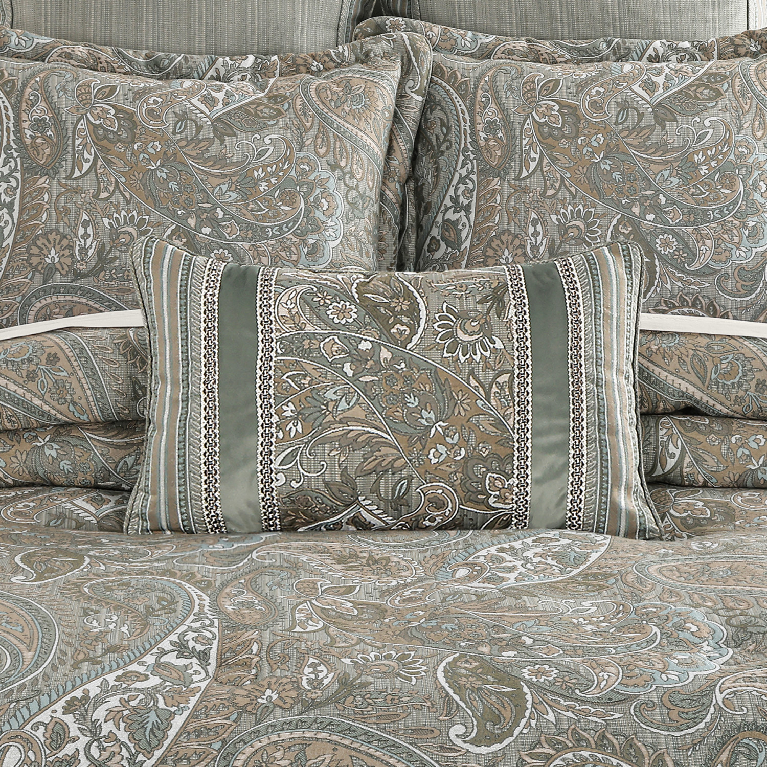 Aqua Boudoir Decorative Throw Pillow