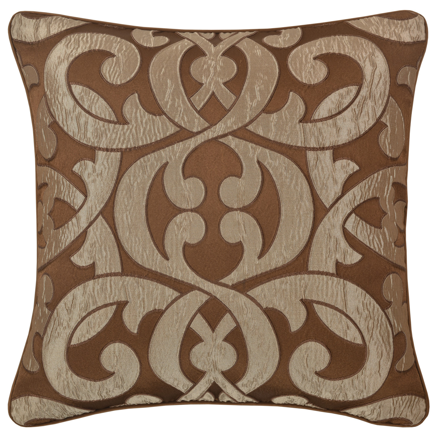 Copper 20inch Square Decorative Throw Pillow