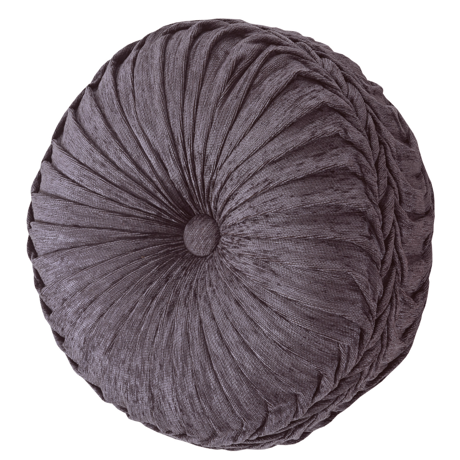 Lavender Tufted Round Decorative Throw Pillow