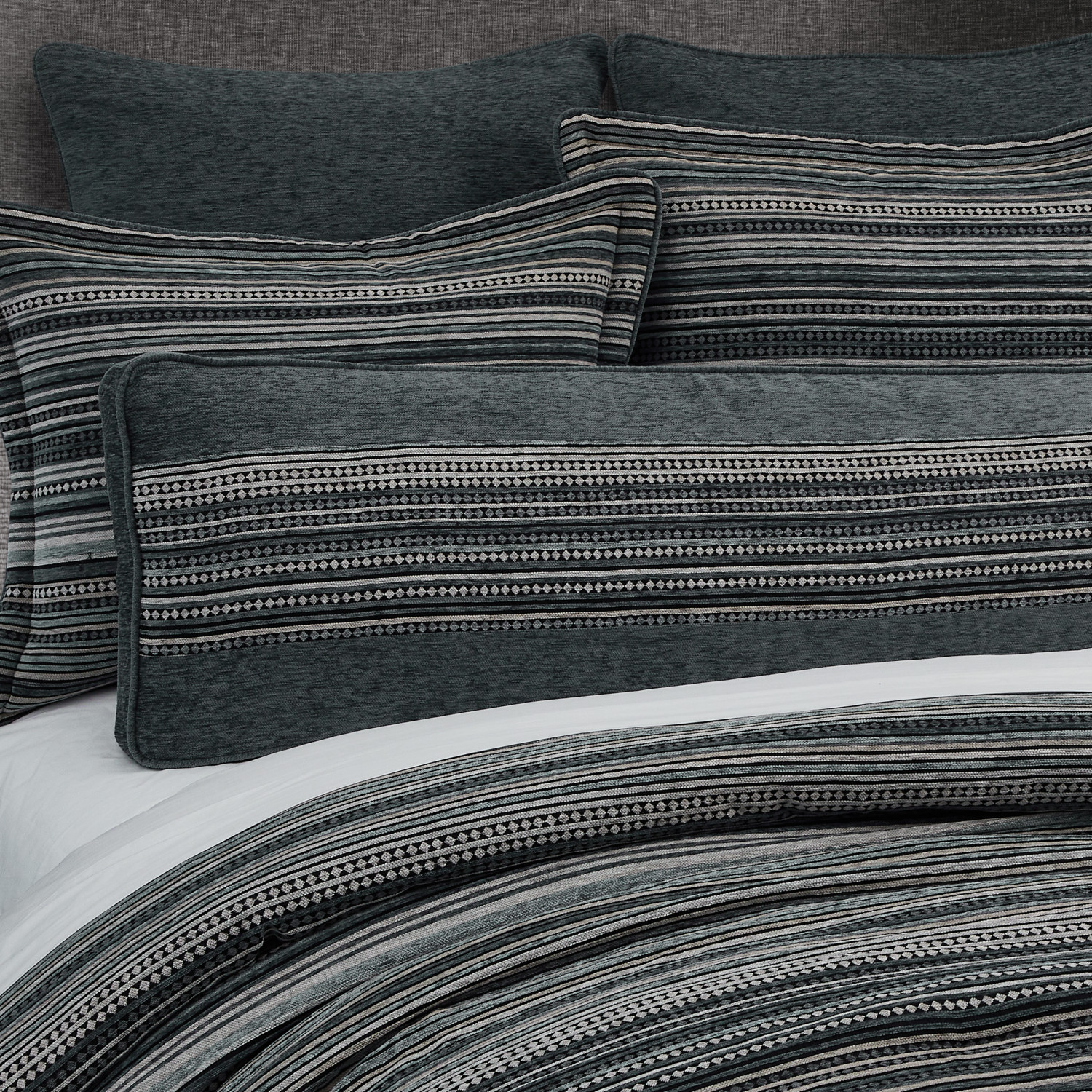 Slate Bolster Decorative Throw Pillow