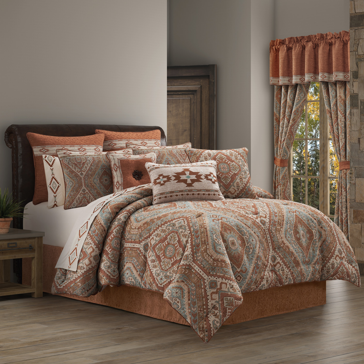 Clay 20inch Square Decorative Throw Pillow