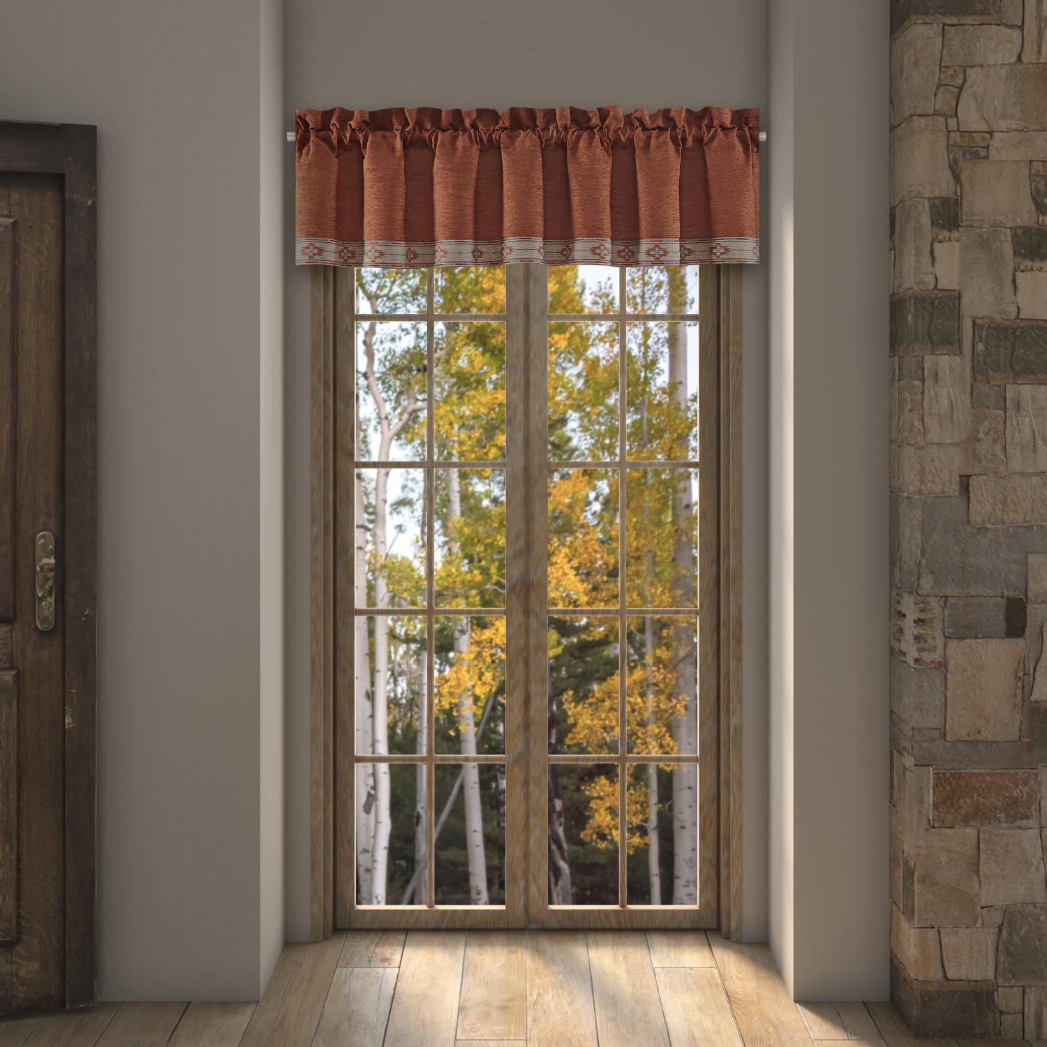 Clay Window Straight Valance