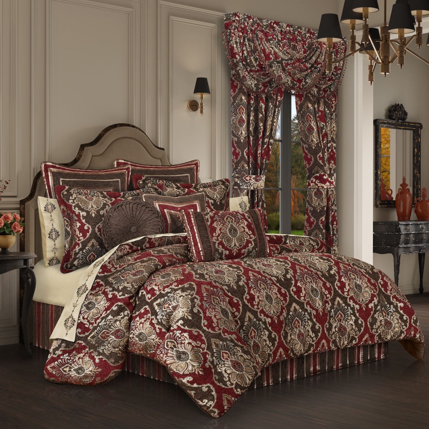 Chocolate Boudoir Decorative Throw Pillow