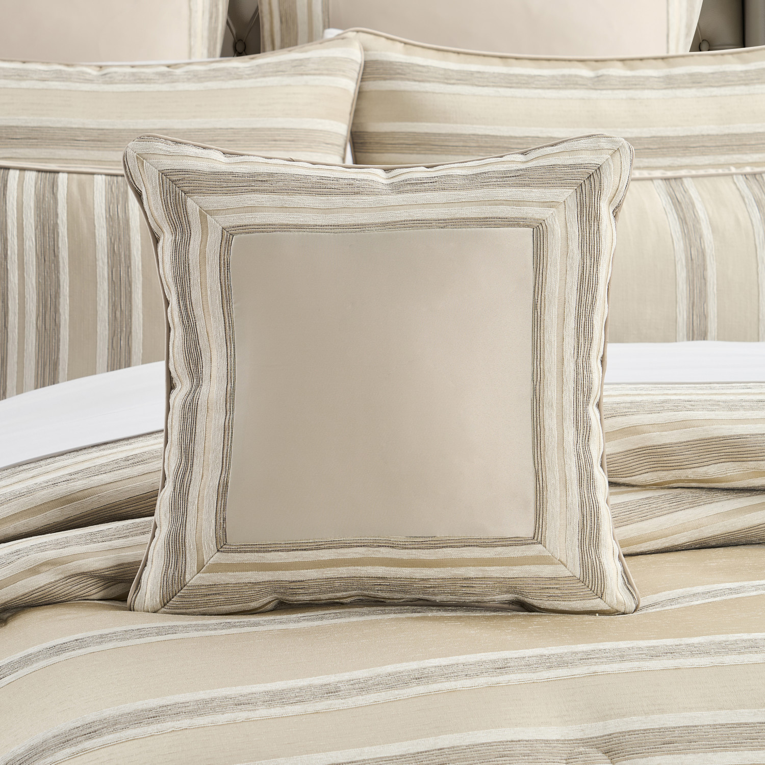 Almond 18inch Square Decorative Throw Pillow