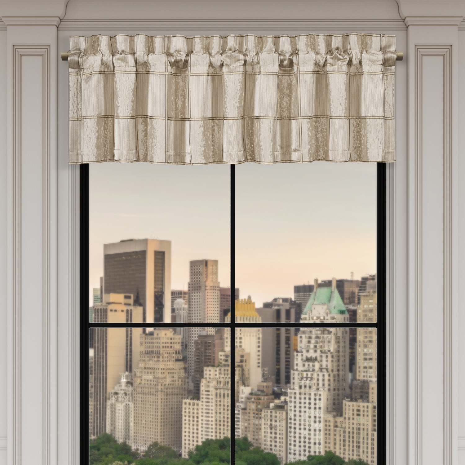 Flax Window Straight Valance