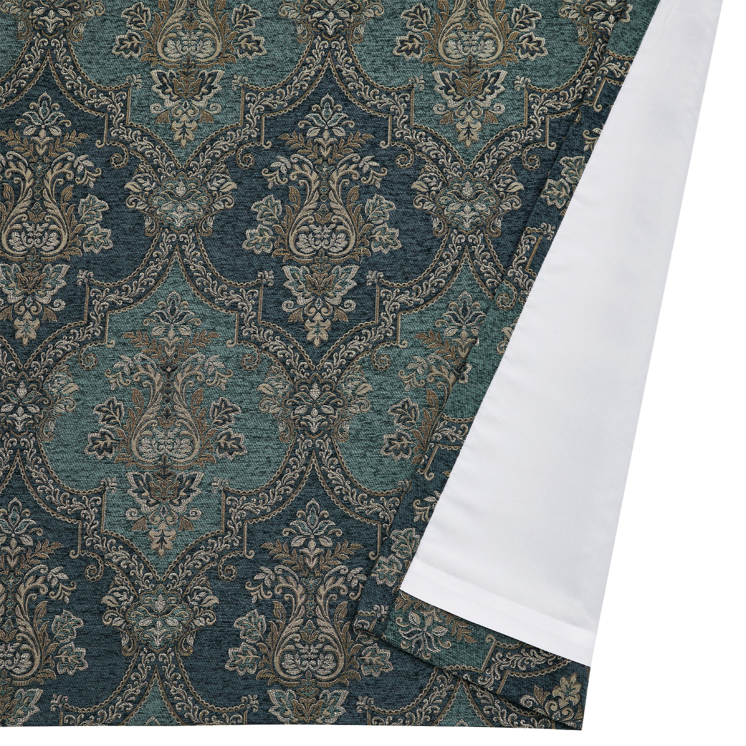 Teal 84inch Window Panel Pair