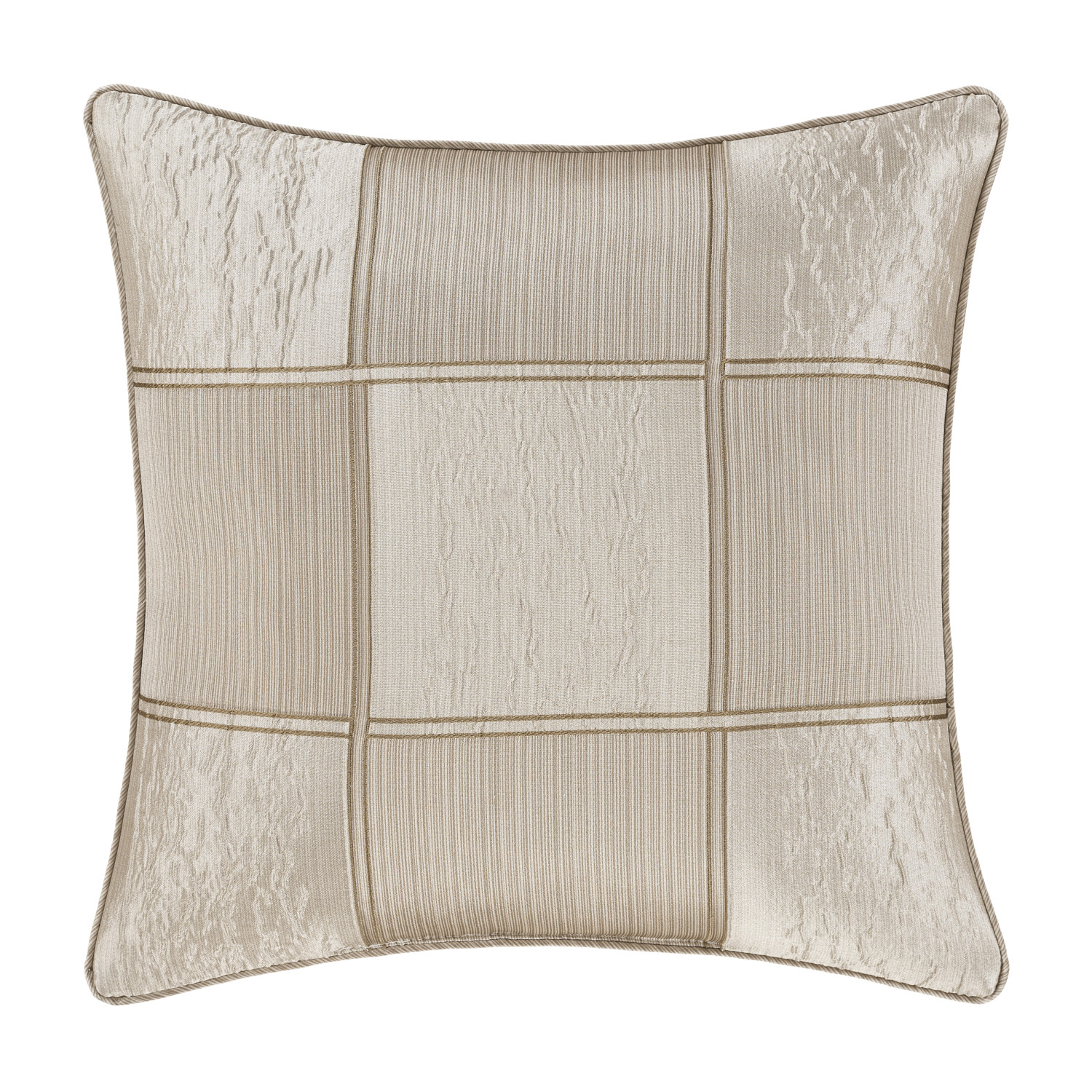 Flax 20inch Square Decorative Throw Pillow