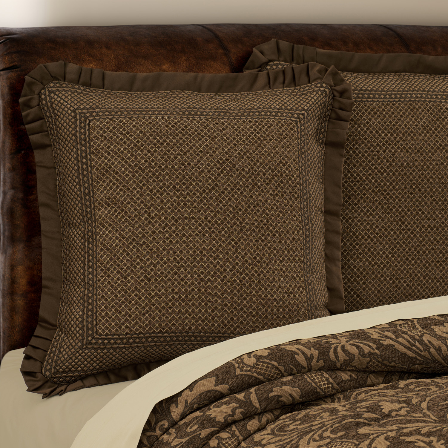 Mocha Euro Sham