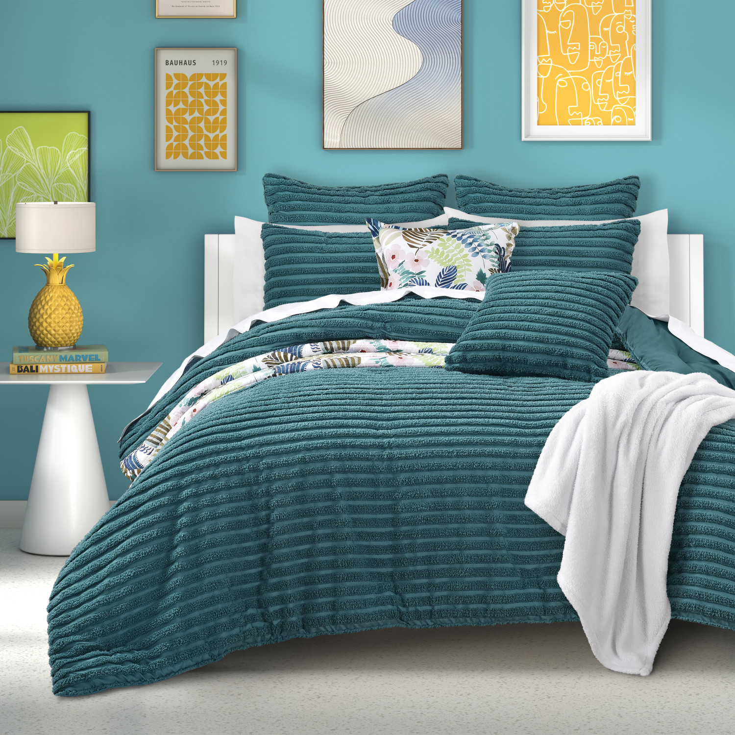 Teal Twin/Twin Xl 2Pc. Comforter Set