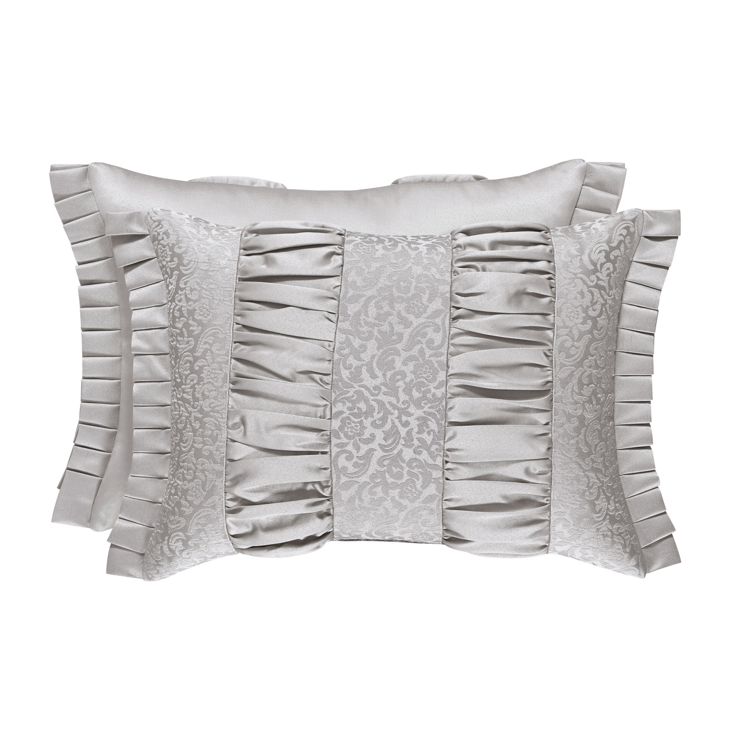 Silver Boudoir Decorative Throw Pillow