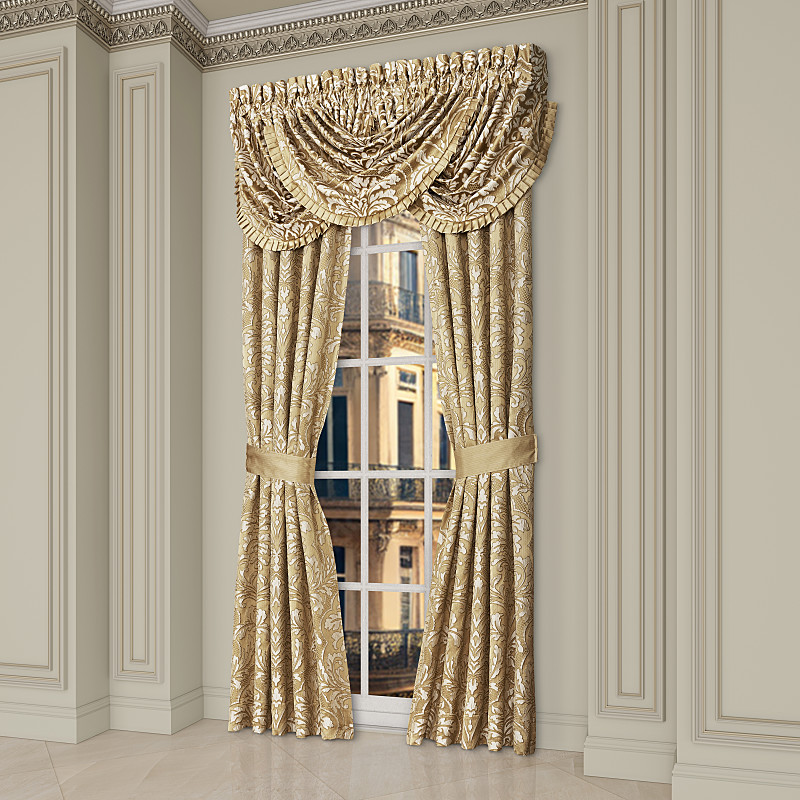 Gold 84inch Window Panel Pair