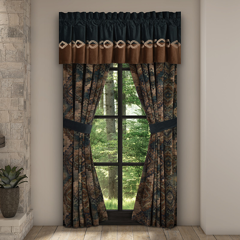 Teal 84inch Window Panel Pair