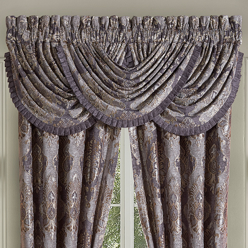 Lavender Window Waterfall Valance