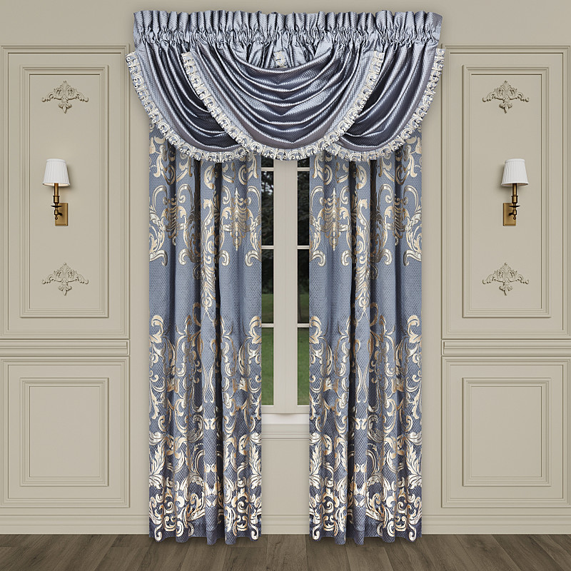 Powder Blue 95inch Window Panel Pair