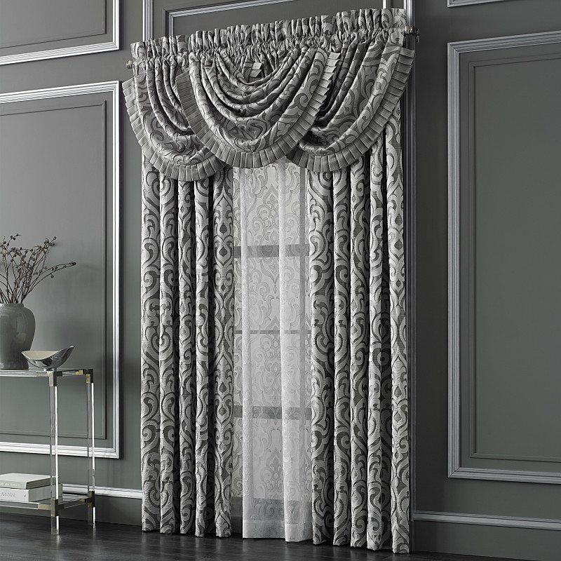 Silver 84inch Window Panel Pair