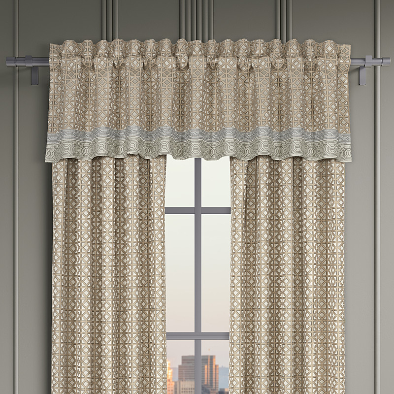 Spa Window Straight Valance