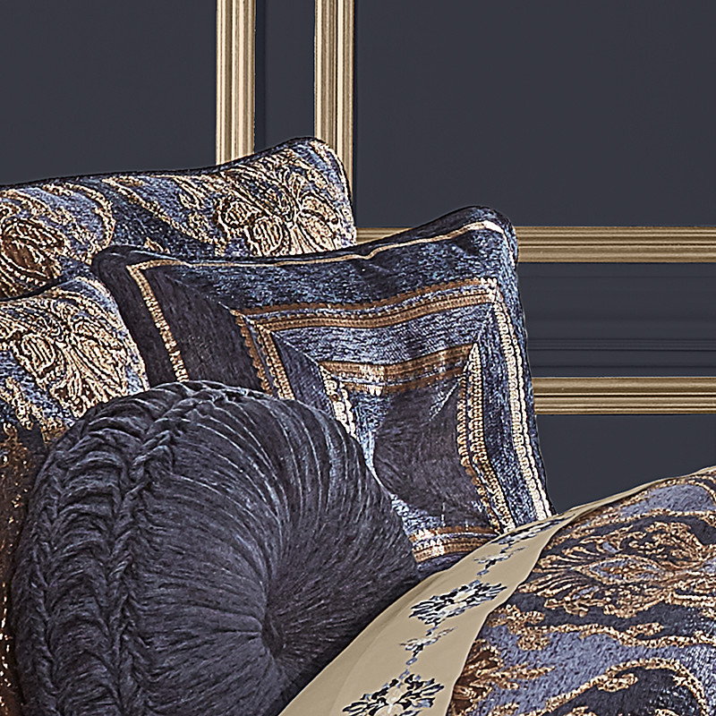 Indigo 18inch Square Decorative Throw Pillow