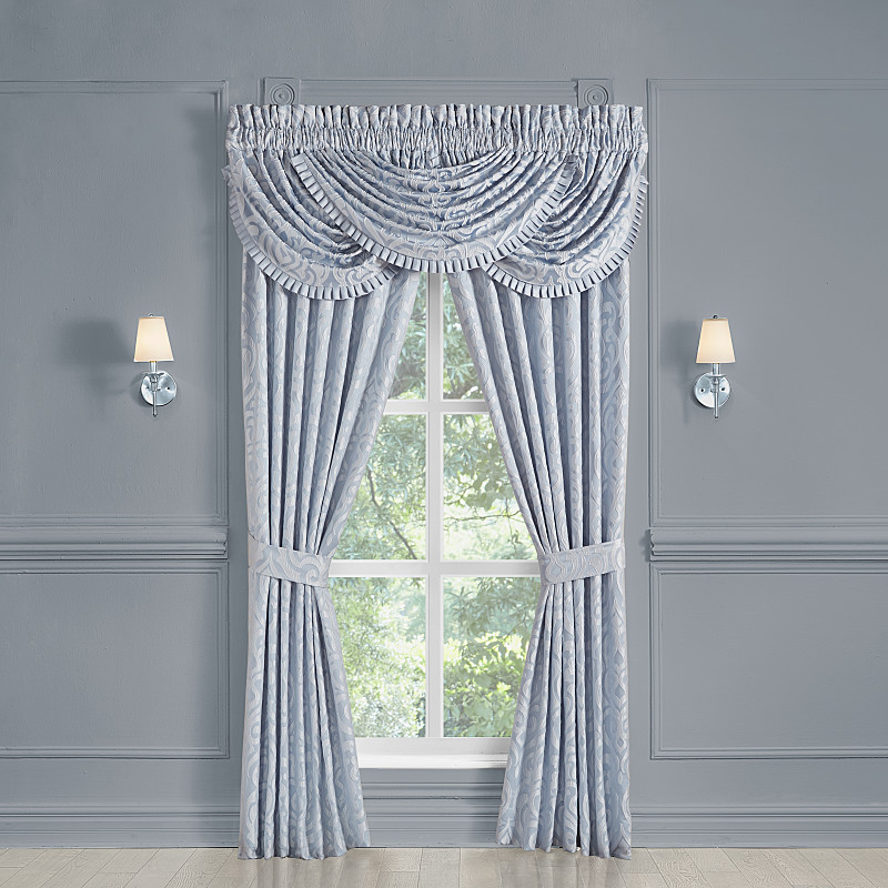 Powder Blue 84inch Window Panel Pair