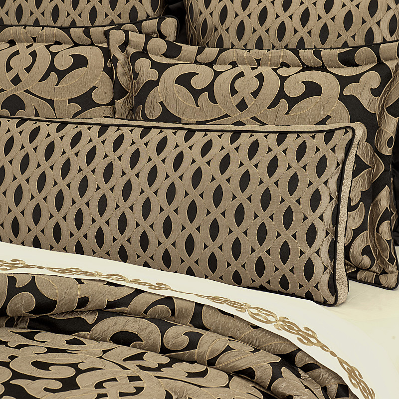 Onyx Bolster Decorative Throw Pillow