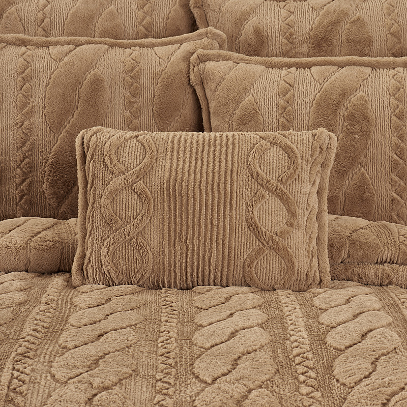 Gold Boudoir Decorative Throw Pillow