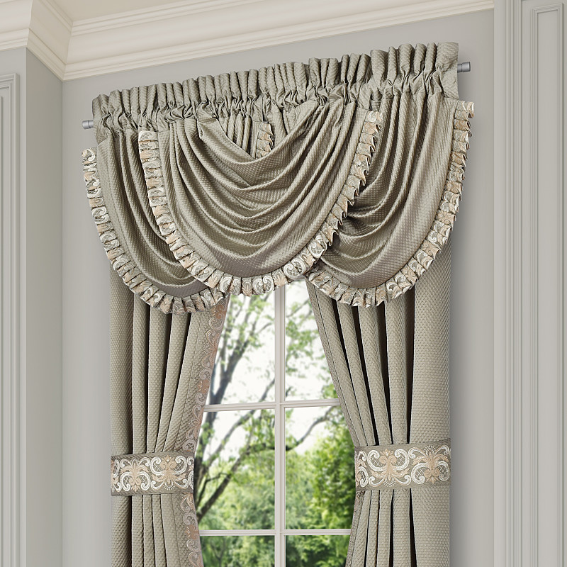 Sage Window Waterfall Valance