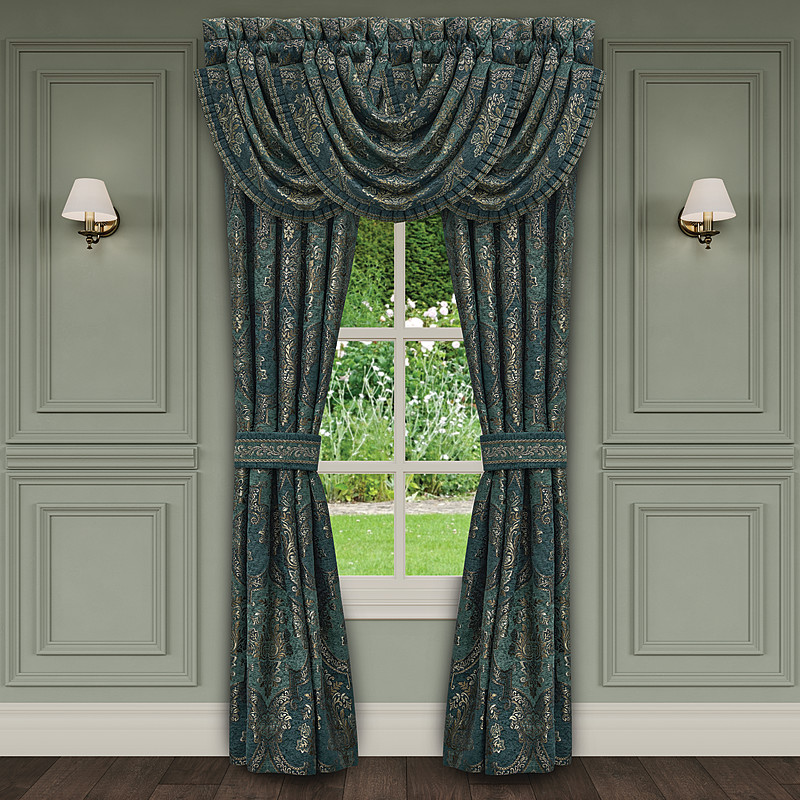 Teal 84inch Window Panel Pair