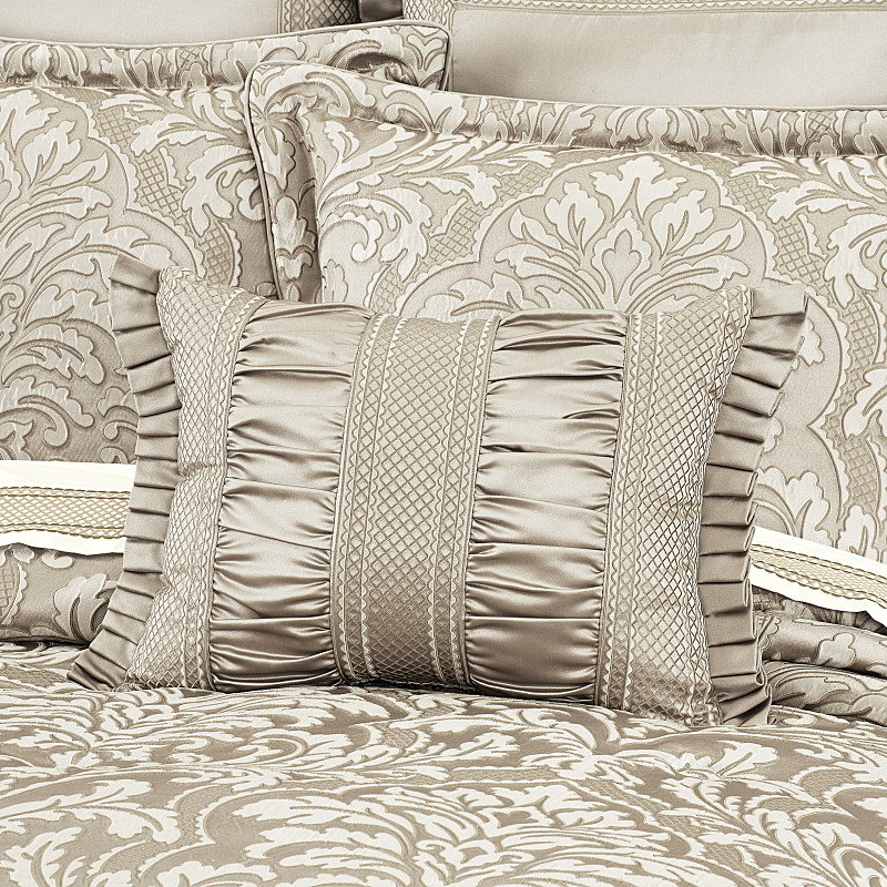 Flax Boudoir Decorative Throw Pillow