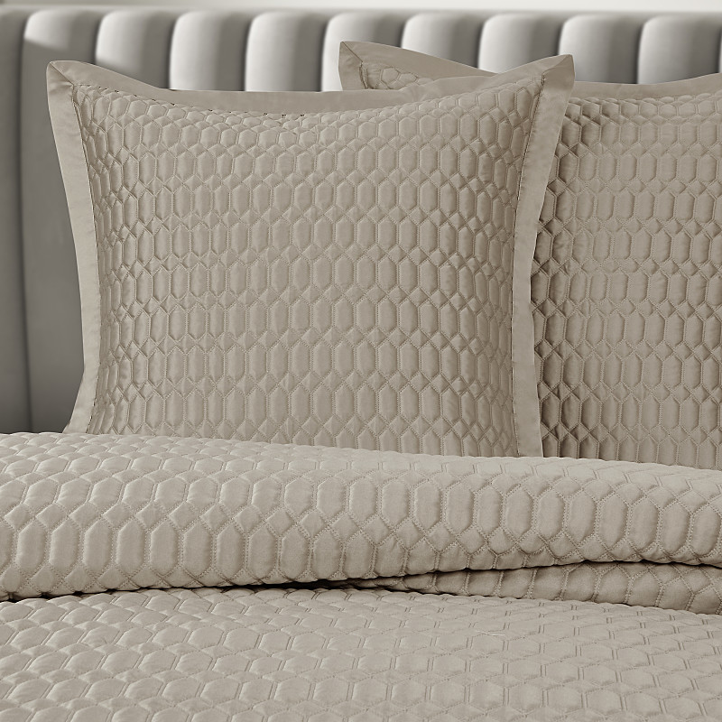 Pebble Euro Quilted Sham