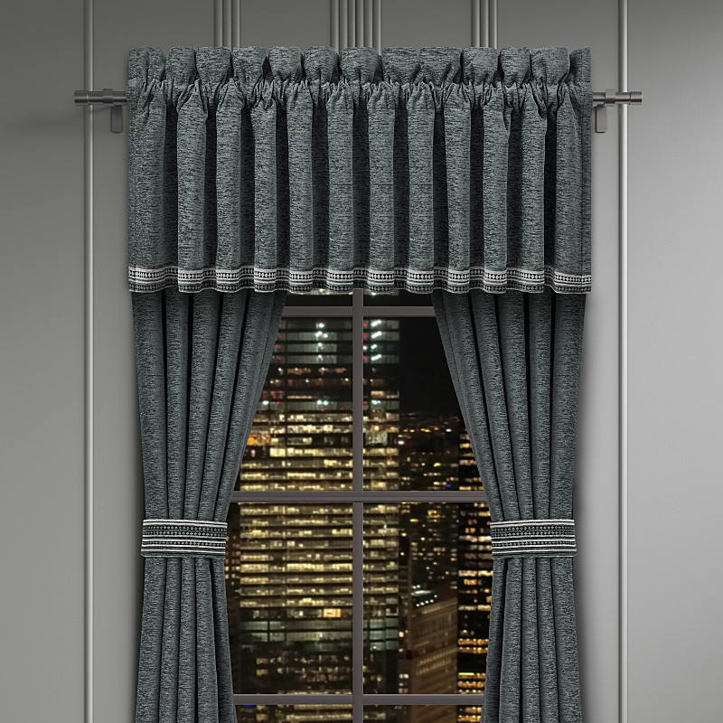 Slate 84inch Window Panel Pair