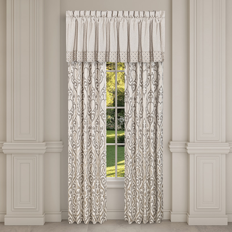 Almond Window Straight Valance