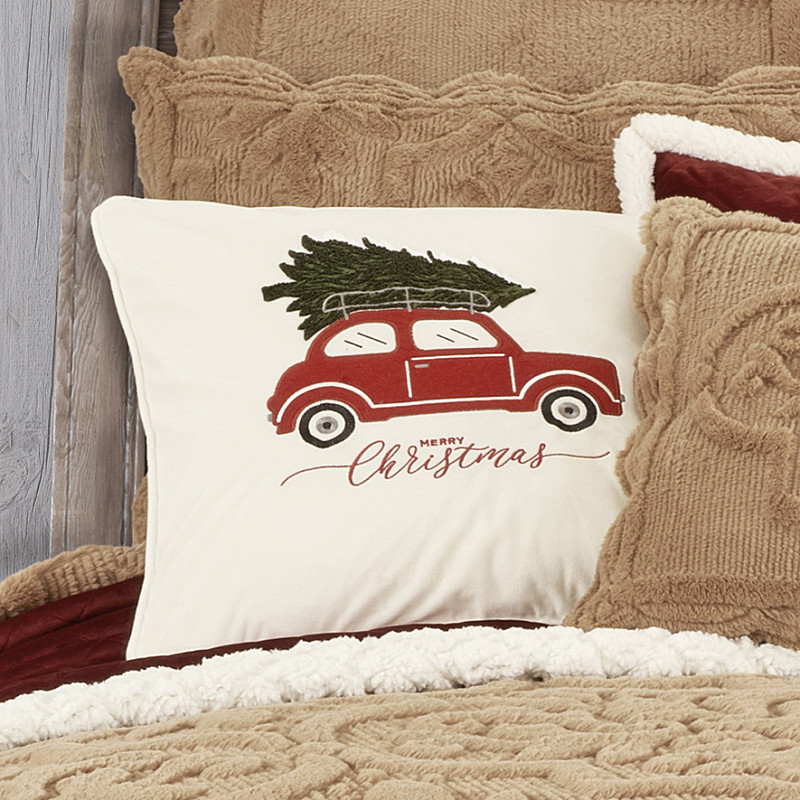 Winter White 20inch Square Decorative Throw Pillow