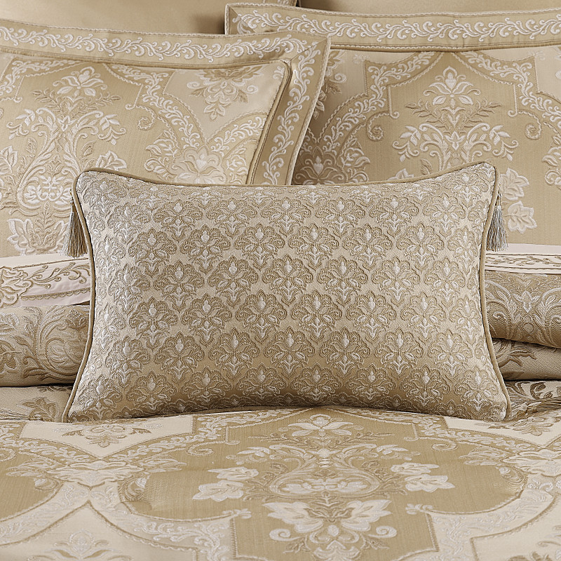 Gold Boudoir Decorative Throw Pillow