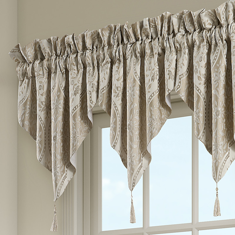 Ivory Window Ascot Valance