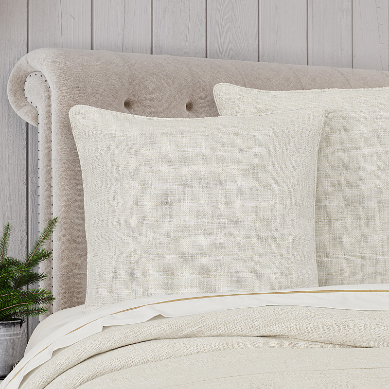Winter White Euro Sham